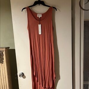 Red Sleeveless Dress